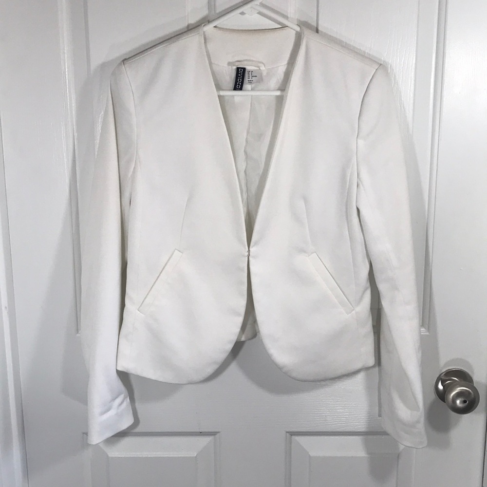 White blazer